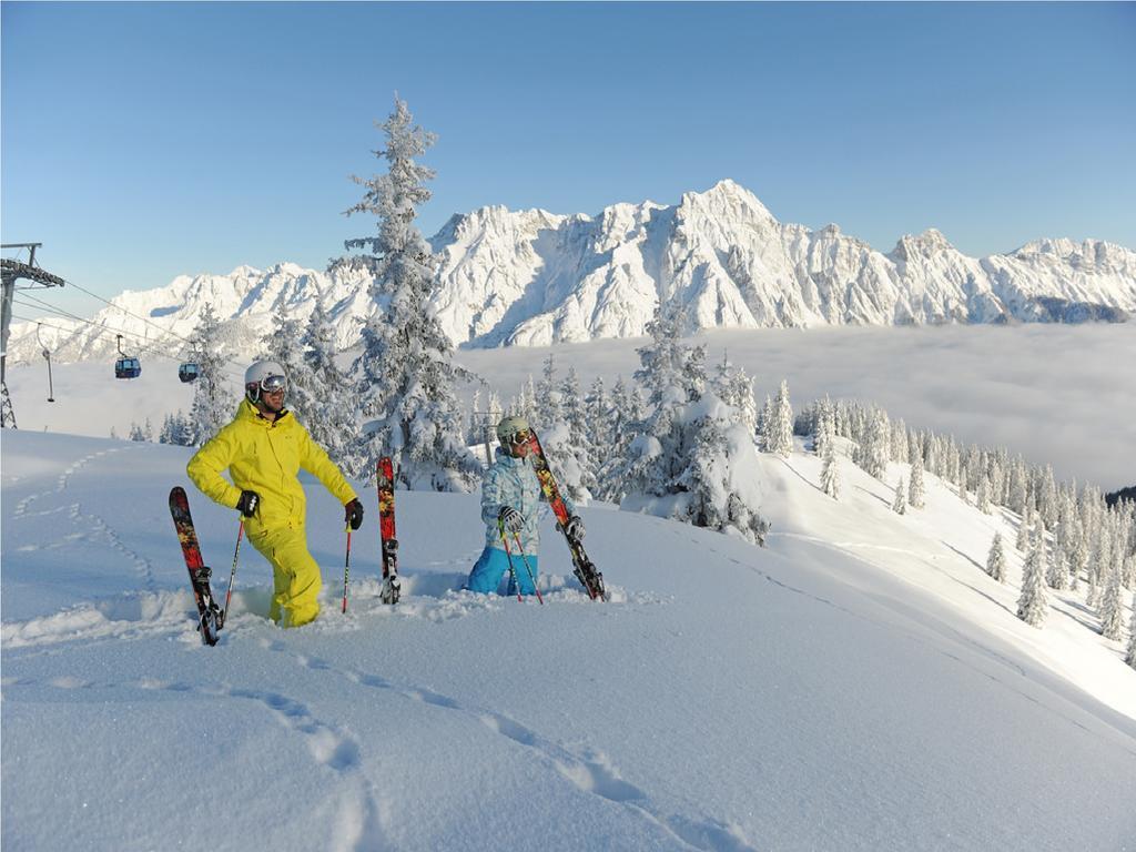 Hotel Leonhard Leogang Bagian luar foto