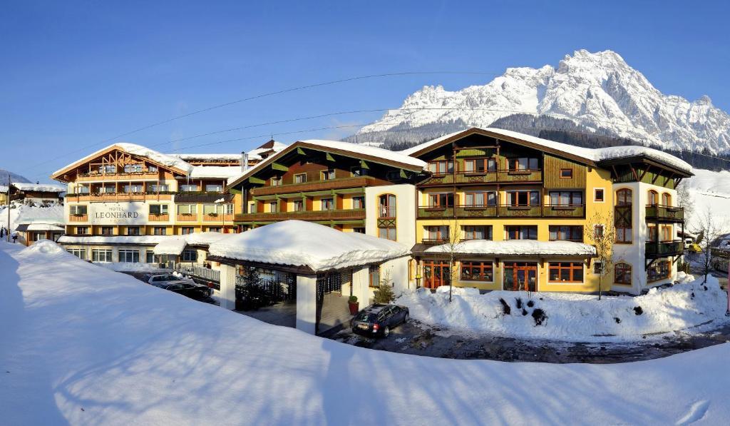 Hotel Leonhard Leogang Bagian luar foto