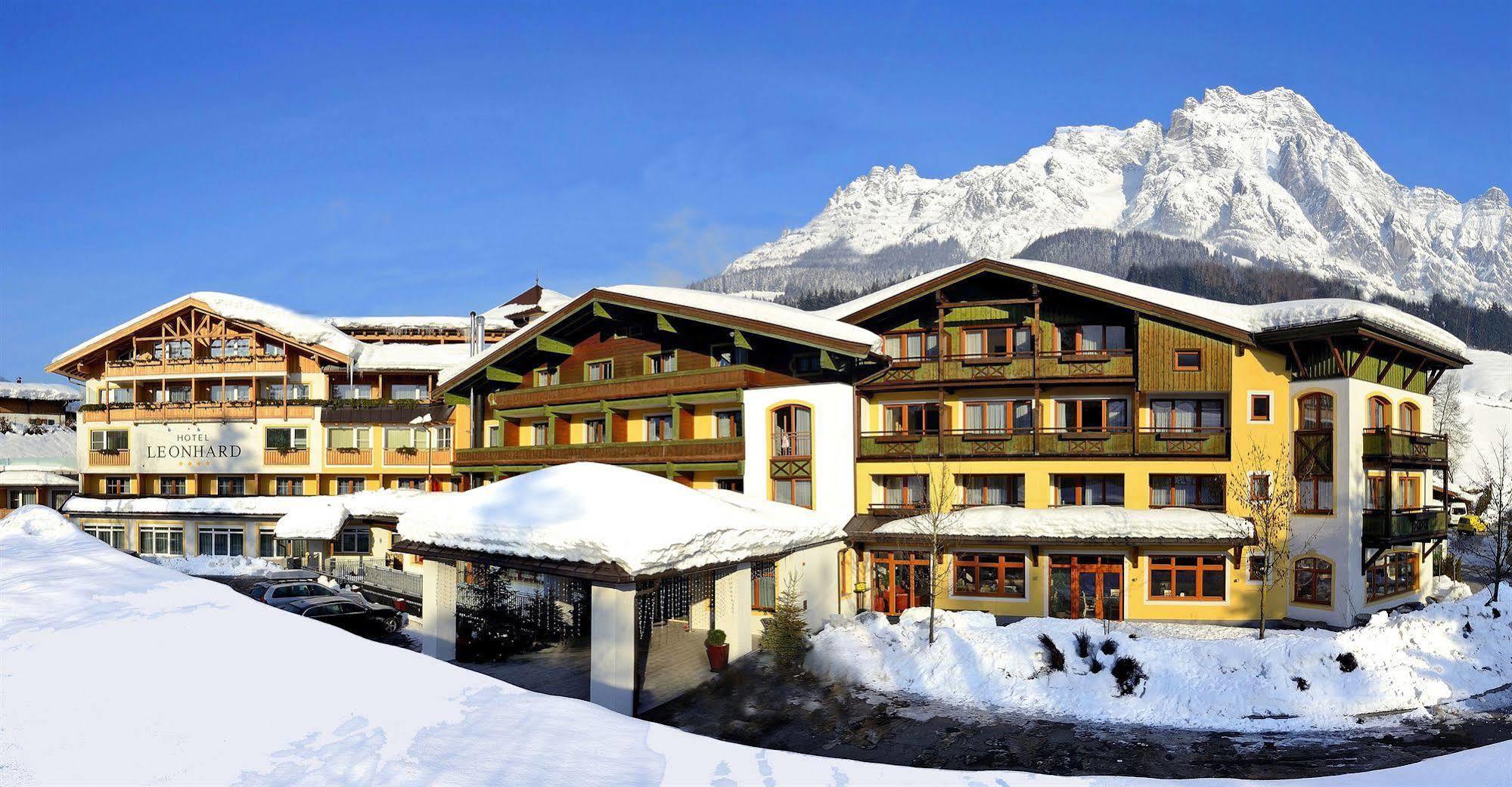 Hotel Leonhard Leogang Bagian luar foto