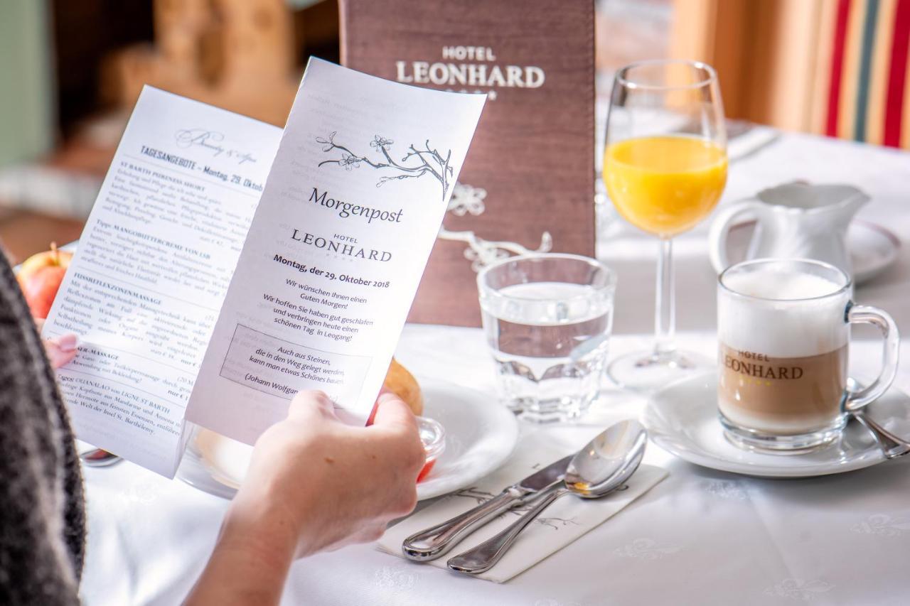 Hotel Leonhard Leogang Bagian luar foto